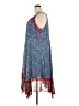Catherines 100% Polyester Paisley Blue Casual Dress Size 3X - photo 5