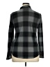 No Comment Plaid Black Long Sleeve Blouse Size XL - photo 2