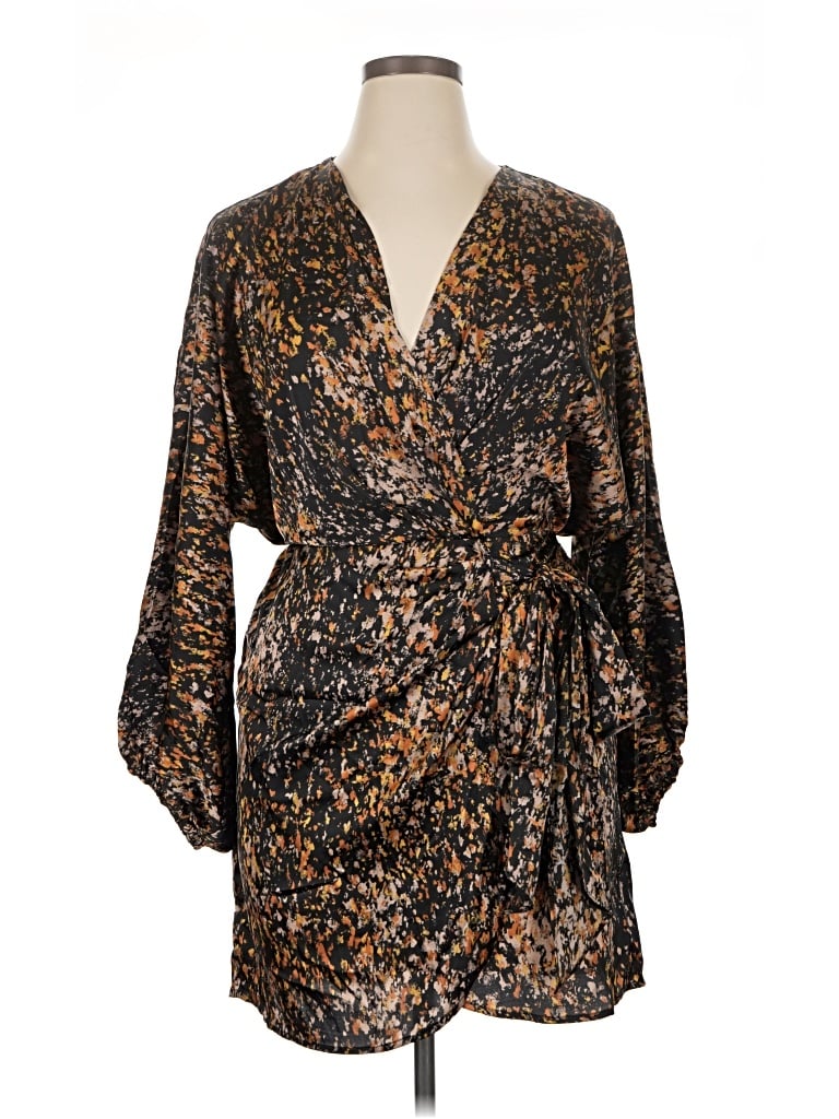 Pre-owned Floret Studios Cocktail Dress In Gold