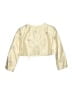 Monkey Wear Hearts Gold Ivory Jacket Size 12 - photo 2