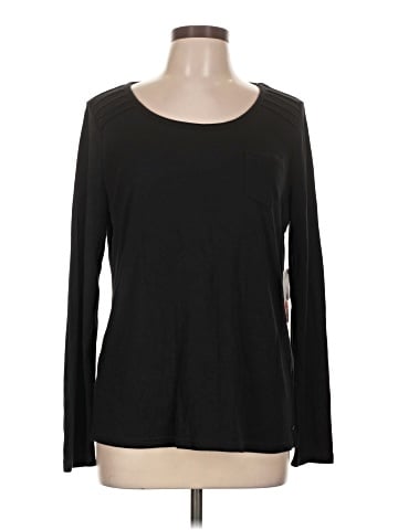 Liz Claiborne Long Sleeve T-Shirt (view 1)