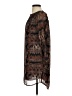 Veronica M. 100% Polyester Animal Print Brown Casual Dress Size S - photo 5