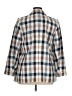 Talbots Checkered-gingham Ivory Blazer Size 14 - photo 2