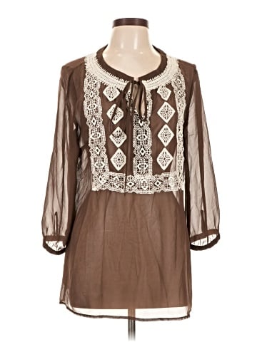 Charter Club 3/4 Sleeve Blouse (view 1)