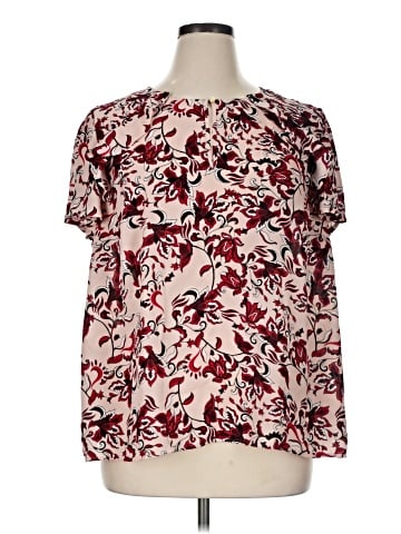 Liz Claiborne Short Sleeve Blouse (view 1)