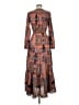 Boemo Paisley Brown Casual Dress Size M - photo 2