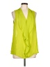 MICHAEL Michael Kors 100% Polyester Green Sleeveless Blouse Size L - photo 1