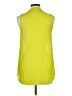 MICHAEL Michael Kors 100% Polyester Green Sleeveless Blouse Size L - photo 2