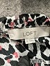 Ann Taylor LOFT 100% Polyester Animal Print Black Sleeveless Blouse Size XL - photo 7