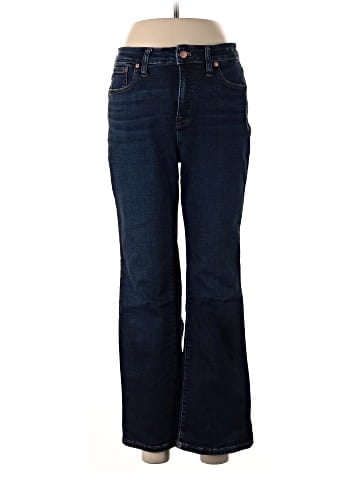 Madewell Curvy Kick Out Crop Jeans in Colleton Wash (view 1)