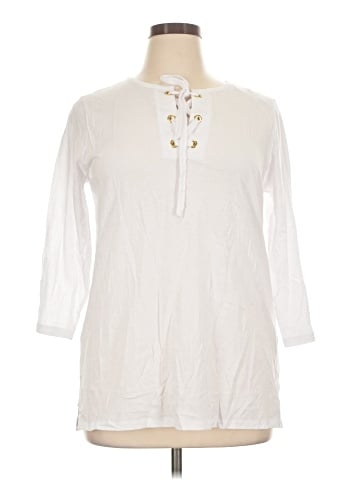 MICHAEL Michael Kors Long Sleeve Henley (view 1)