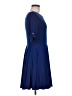 Express Solid Blue Cocktail Dress Size M - photo 4