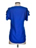 Express 100% Polyester Blue Short Sleeve T-Shirt Size XS - photo 2
