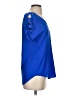 Express 100% Polyester Blue Short Sleeve T-Shirt Size XS - photo 4