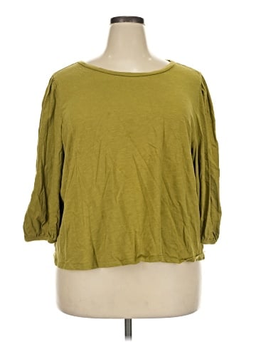 a.n.a. A New Approach 3/4 Sleeve Top (view 1)