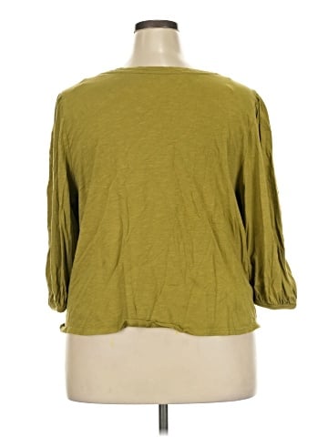 a.n.a. A New Approach 3/4 Sleeve Top (view 2)