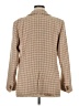 Ann Taylor 100% Polyester Houndstooth Tan Blazer Size 14 - photo 2