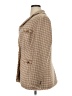 Ann Taylor 100% Polyester Houndstooth Tan Blazer Size 14 - photo 5