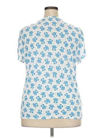 Ann Taylor LOFT Outlet Short Sleeve Blouse (view 2)