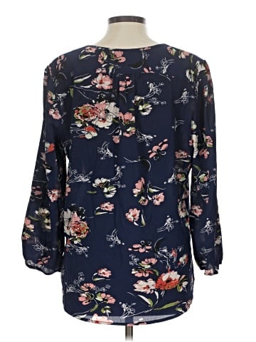 Fun2Fun 3/4 Sleeve Blouse (view 2)