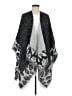 INC International Concepts 100% Polyester Silver Gray Poncho One size - photo 1
