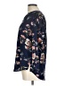 Fun2Fun Floral Blue 3/4 Sleeve Blouse Size L - photo 5