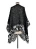 INC International Concepts 100% Polyester Silver Gray Poncho One size - photo 2