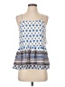Aqua 100% Polyester Blue Sleeveless Blouse Size XS - photo 1