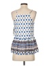 Aqua 100% Polyester Blue Sleeveless Blouse Size XS - photo 2