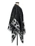 INC International Concepts 100% Polyester Silver Gray Poncho One size - photo 4