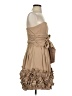 BCBGMAXAZRIA 100% Polyester Tan Cocktail Dress Size 4 - photo 4