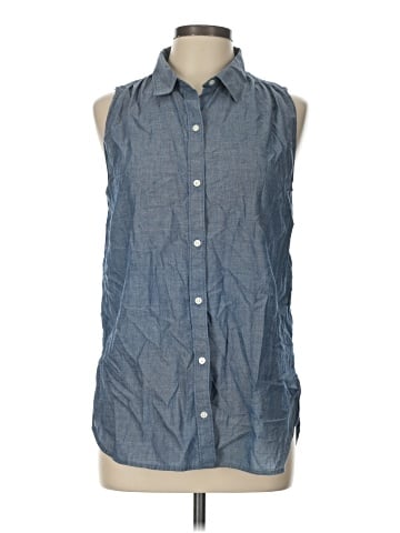 Gap Sleeveless Button-Down Shirt (view 1)