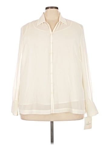 Liz Claiborne Long Sleeve Blouse (view 1)