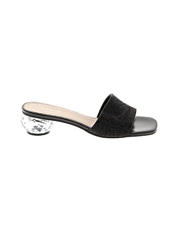 All Black Sandals (view 1)
