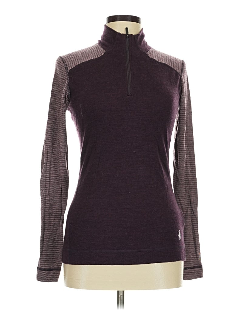 Pre-owned Smartwool Active T-shirt In Burgundy