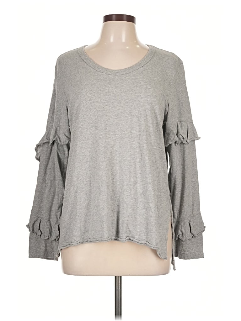 Pre-owned Wilt Long Sleeve T-shirt In Gray