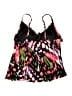 Miraclesuit Print Pink Swimsuit Top Size 10 - photo 2
