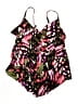 Miraclesuit Print Pink Swimsuit Top Size 10 - photo 1