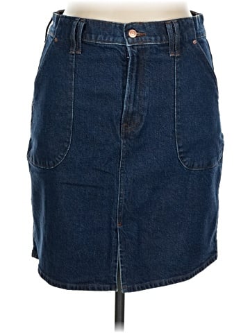 Express Denim Skirt (view 1)