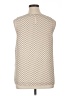 Pleione 100% Polyester Ivory Sleeveless Blouse Size XL - photo 2