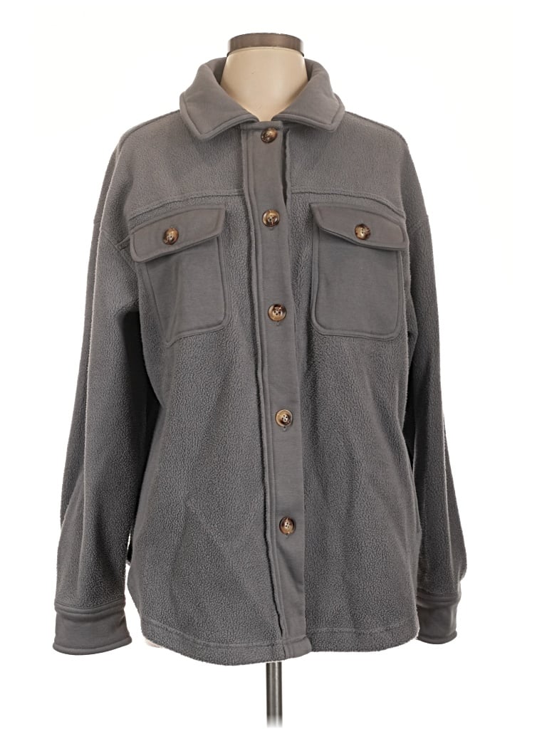 Pre-owned Oddi Jacket In Gray