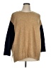 Vince Camuto Color Block Tan Pullover Sweater Size 1X - photo 1