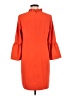 J.Crew 100% Polyester Orange Casual Dress Size 6 - photo 1