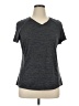 Danskin Now 100% Polyester Tweed Gray Active T-Shirt Size XL - photo 1