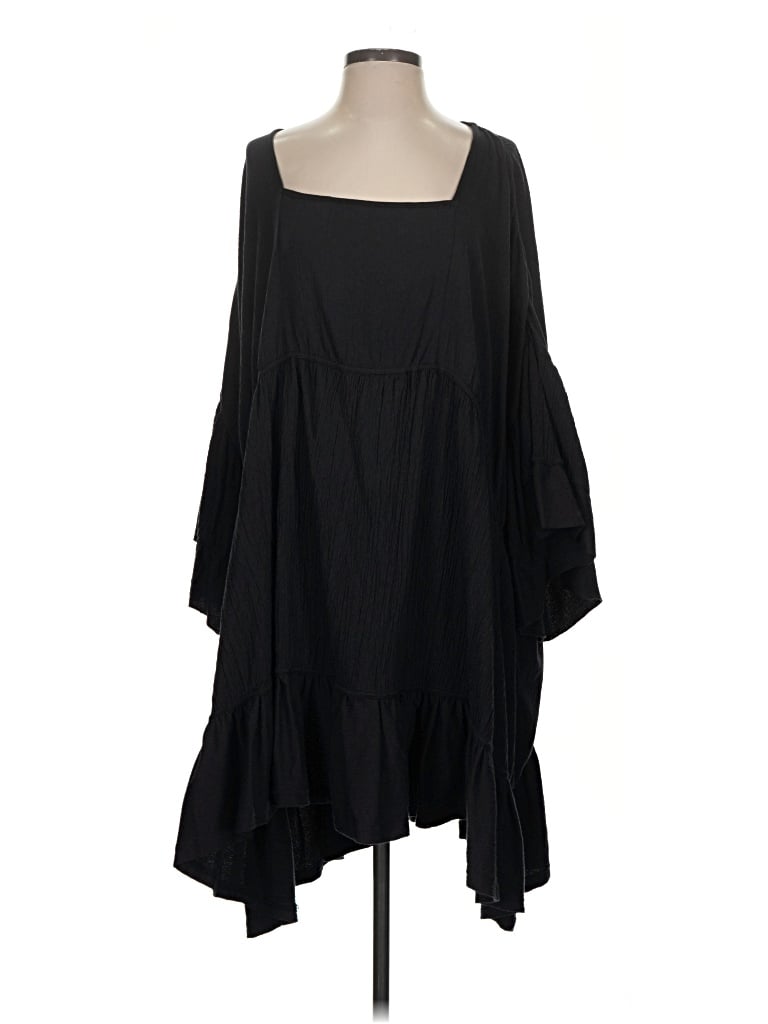 Pre-owned Fp Beach Casual Dress In Black