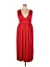 Assorted Brands 100% Polyester Red Casual Dress Size 2X - photo 1