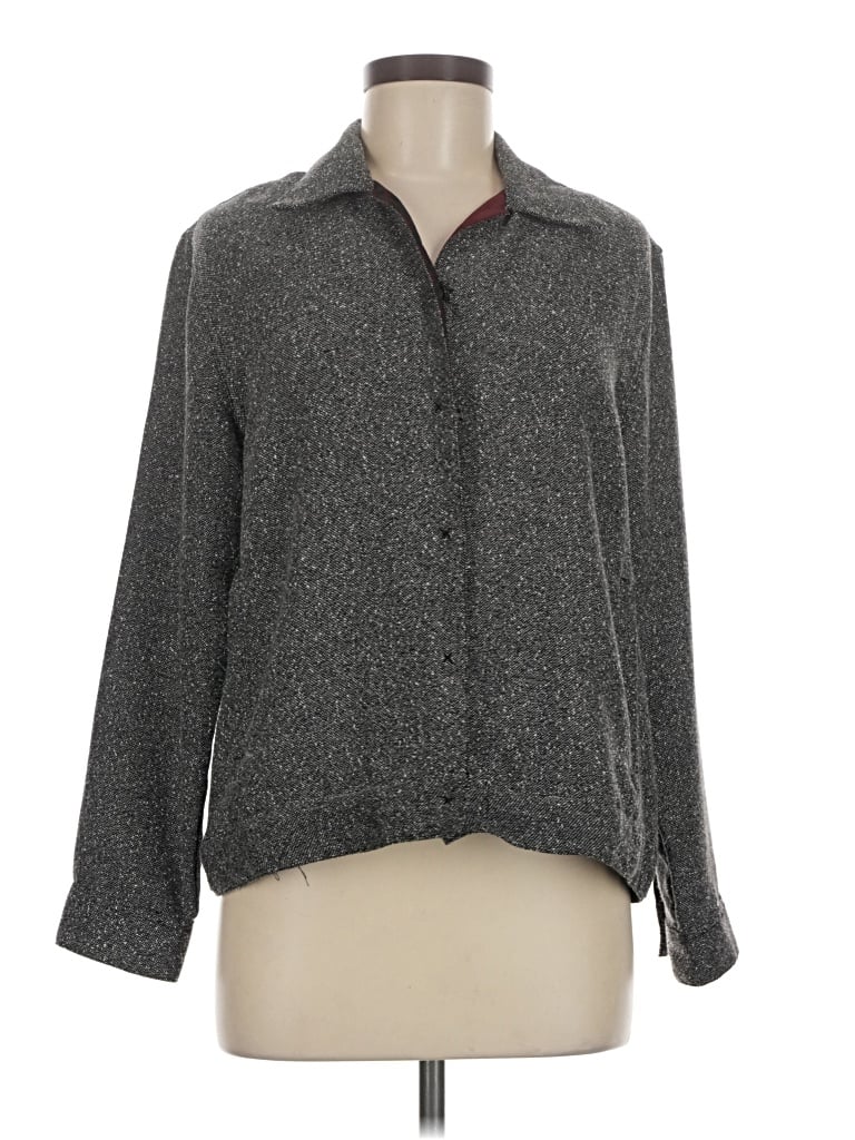 Pre-owned Chico's Design Jacket In Gray