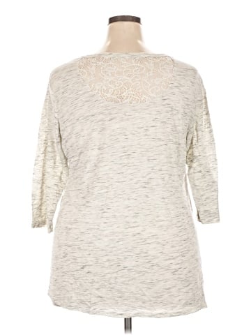Faded Glory 3/4 Sleeve Top (view 2)