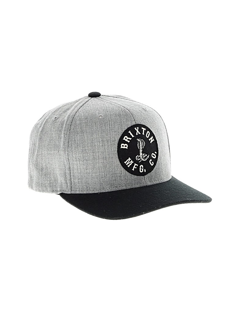 Pre-owned Brixton Baseball Cap In Gray