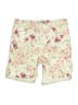 Code Bleu Floral Ivory Denim Shorts Size 4 - photo 1